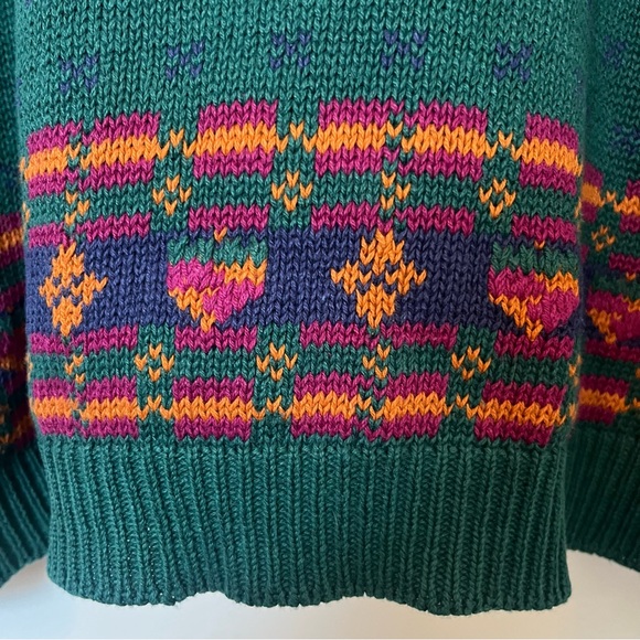 Vintage Northern Isles Hand Embroidered Westie Dog Sweater Scottish Beret Knit - Picture 8 of 10